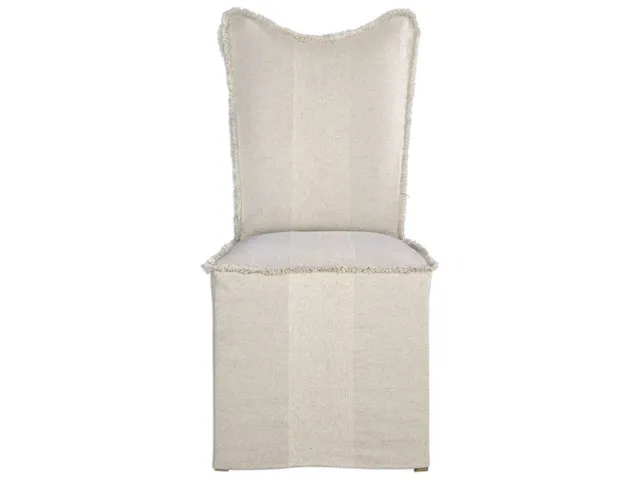 Lenore Armless Chair, Flax, 2 Per Box, Priced Each