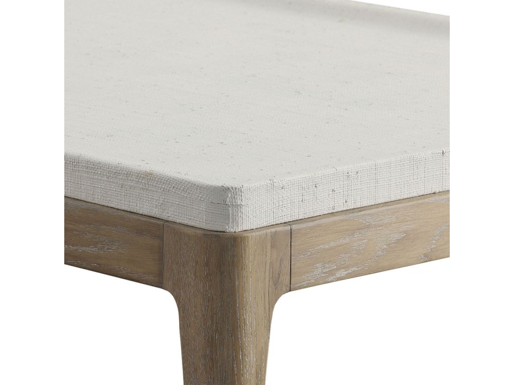 White Linen Coffee Table - image 4