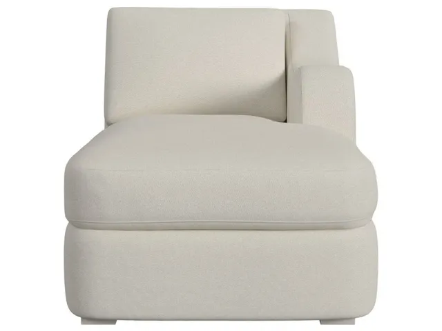 Big Wave Chaise, Right Arm Facing - Field Snow - Alternative View