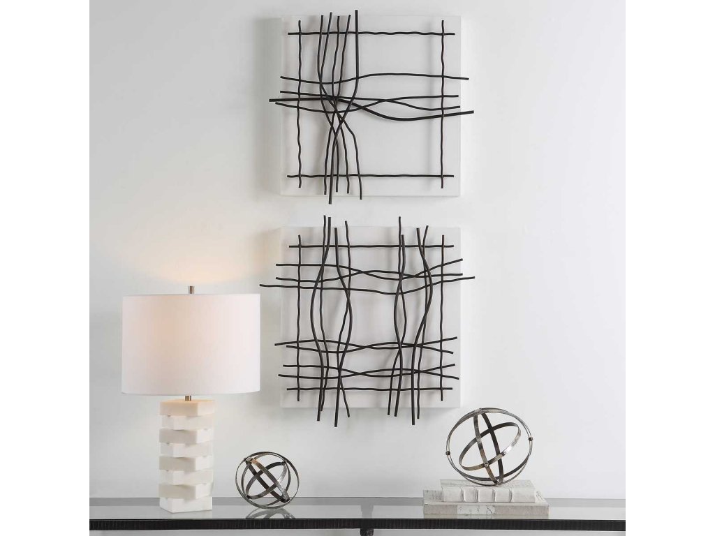 Genesis Metal Wall Decor, S/2 - image 1