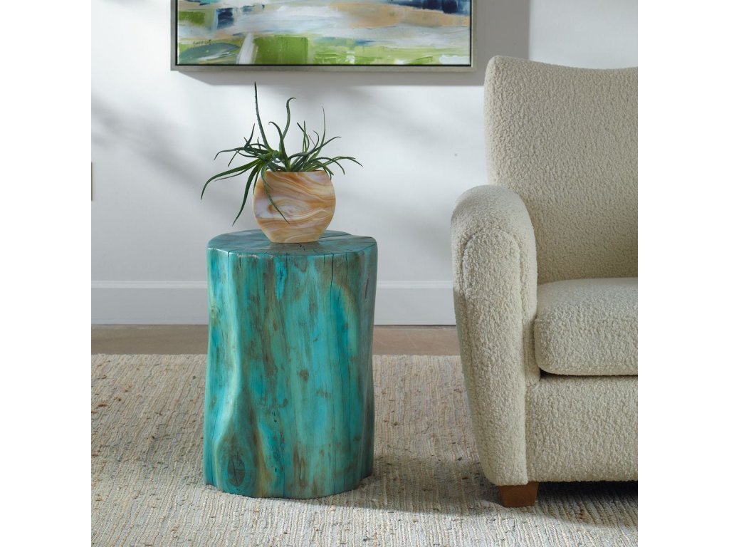 Habitat Accent Stool, Blue - image 1