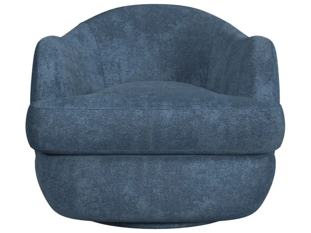 Scoop Swivel Chair - Lux Peacock