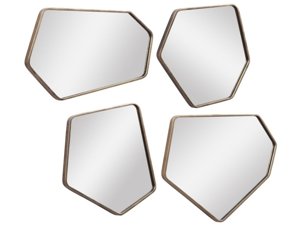 Linneah Mirrors, Gold, S/4 - image 6
