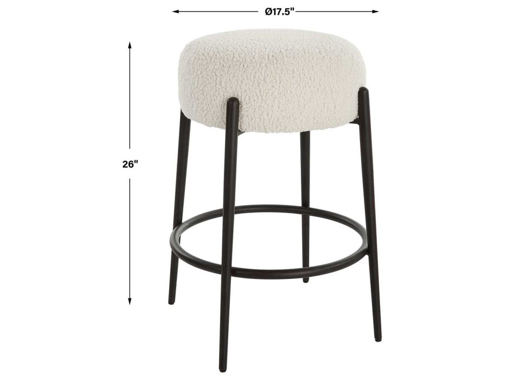 Arles Counter Stool, Black - image 6