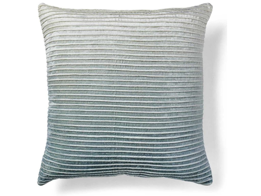 Fade Out Velvet Pillow - Blue - main image