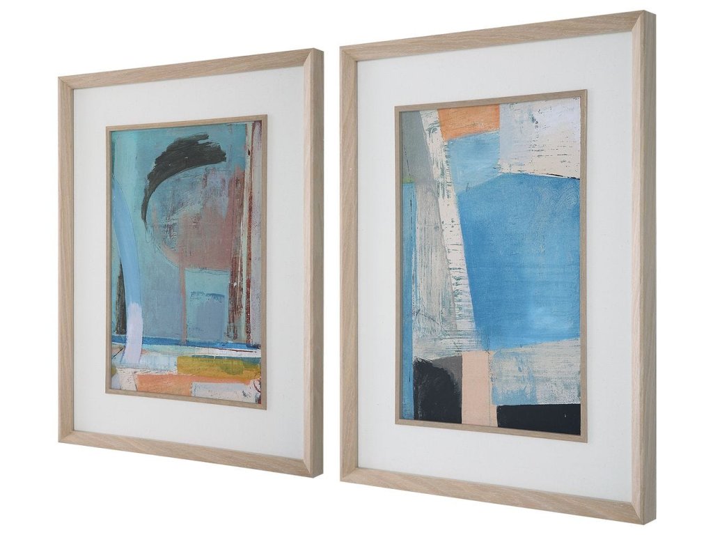 Brilliant Clouds Framed Prints, S/2 - image 2