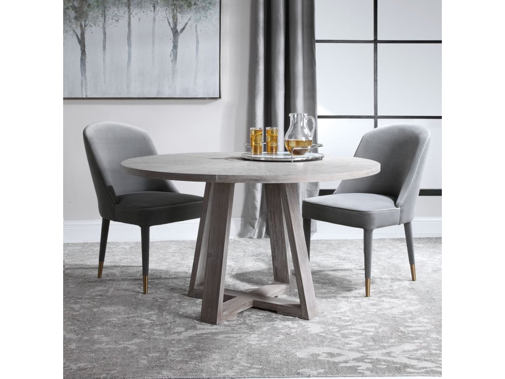 Gidran Dining Table, Gray, 2 Cartons - image 7