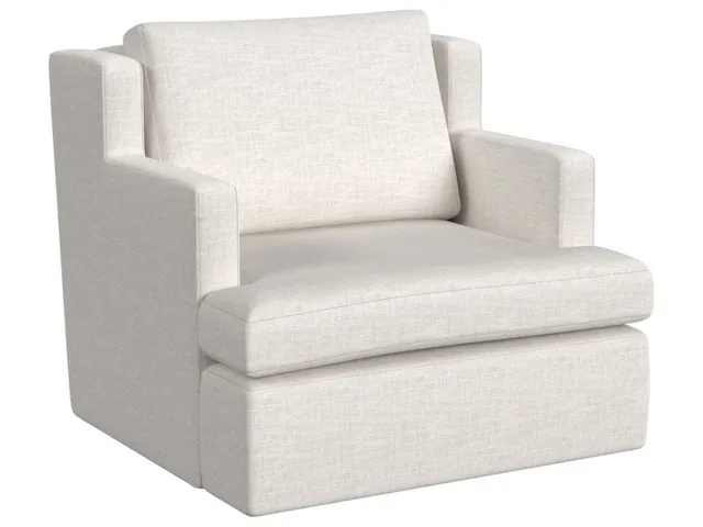 Unwind Swivel Chair - Lovely Linen Cream