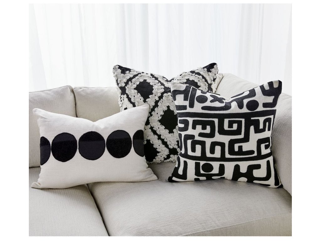 Fringe Element Pillow - Day And Night - image 4