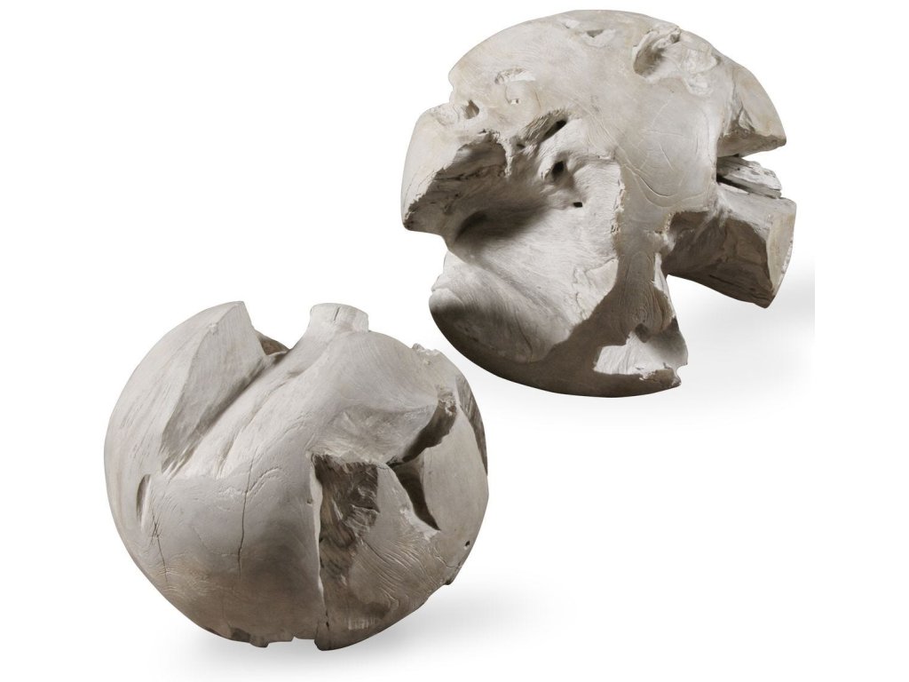 Ermanno Teak Outdoor Balls, S/2 - main image
