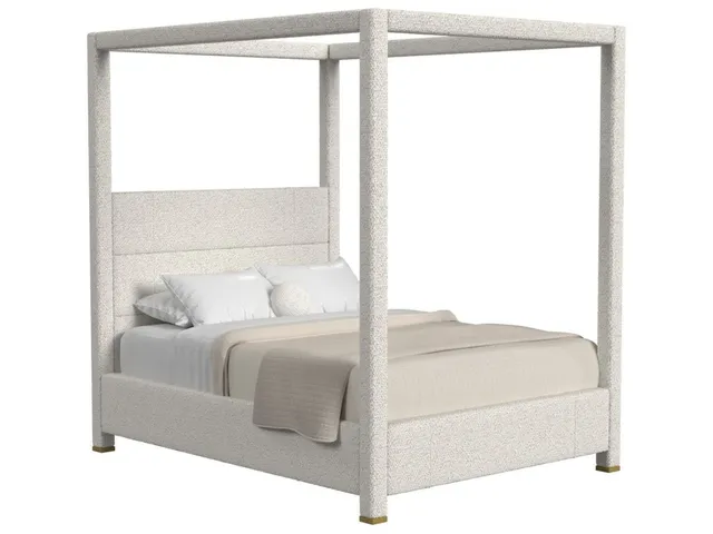 Hibernate Canopy Bed, Queen-Cuddly Cream, 3 Cartons