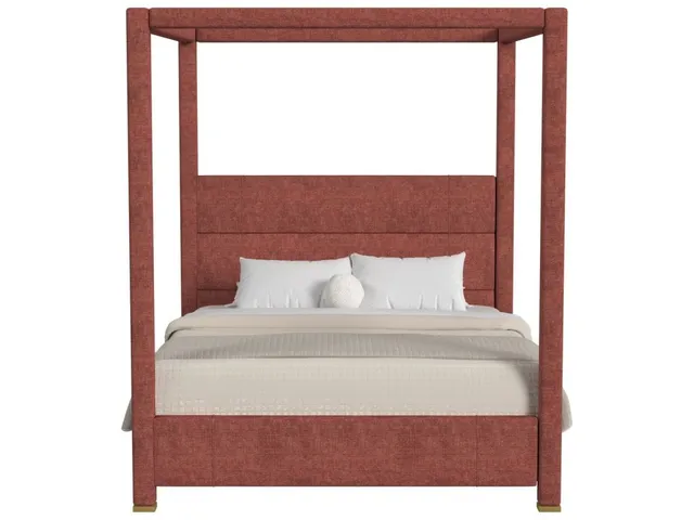 Hibernate Canopy Bed, King - Vintage Tea Rose , 2 Cartons