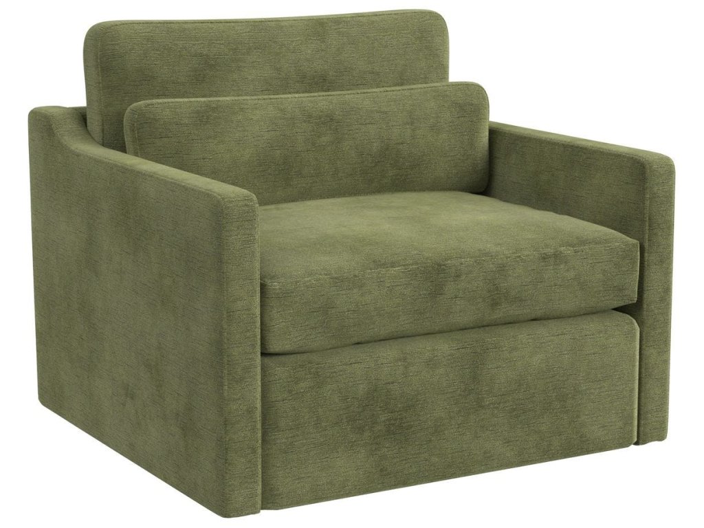 Slope Swivel Chair-And-A-Half - Antique Loden - image 1
