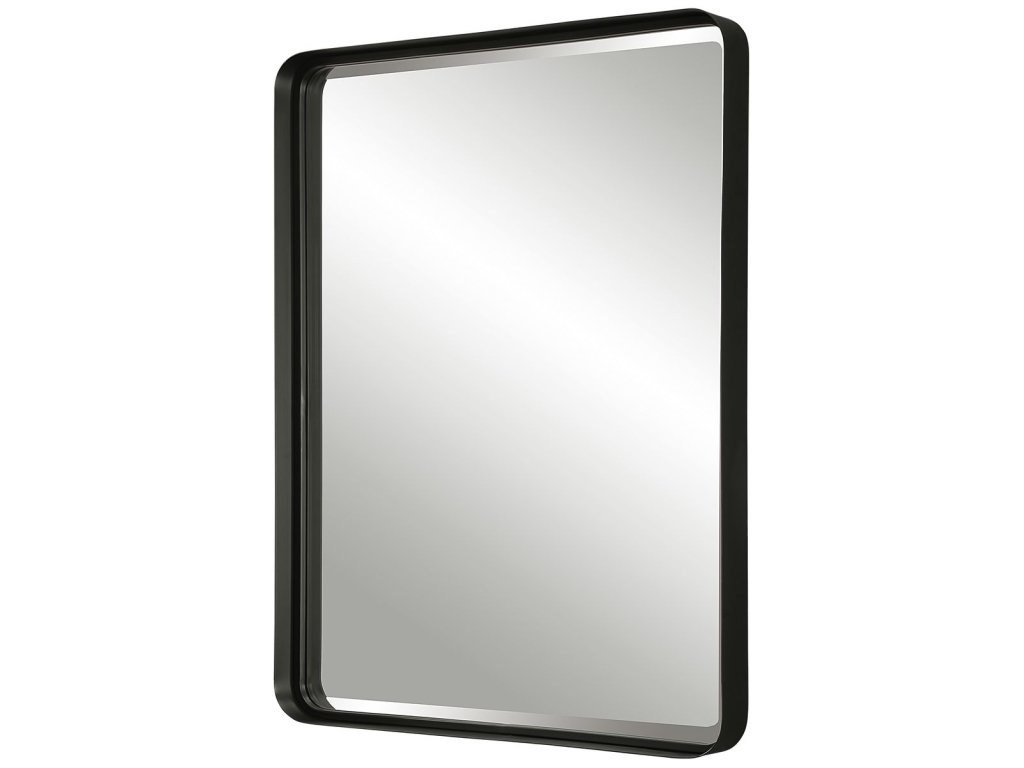 Crofton Large Mirror, Black - image 2
