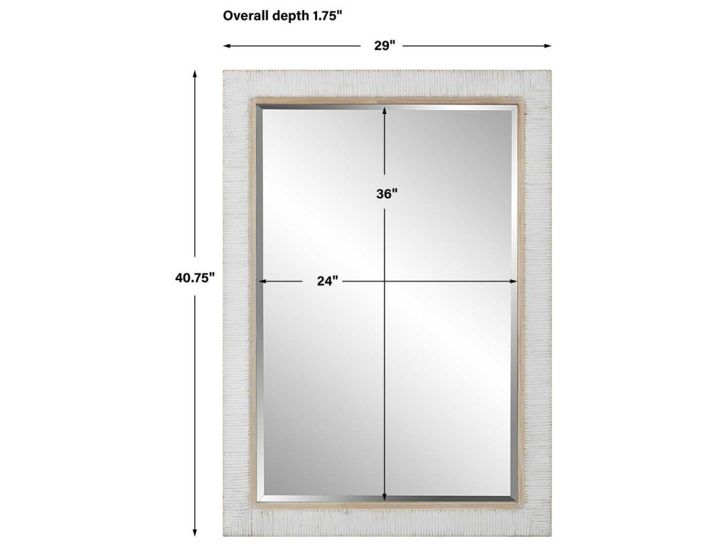 Cape Mirror, Whitewashed - image 6