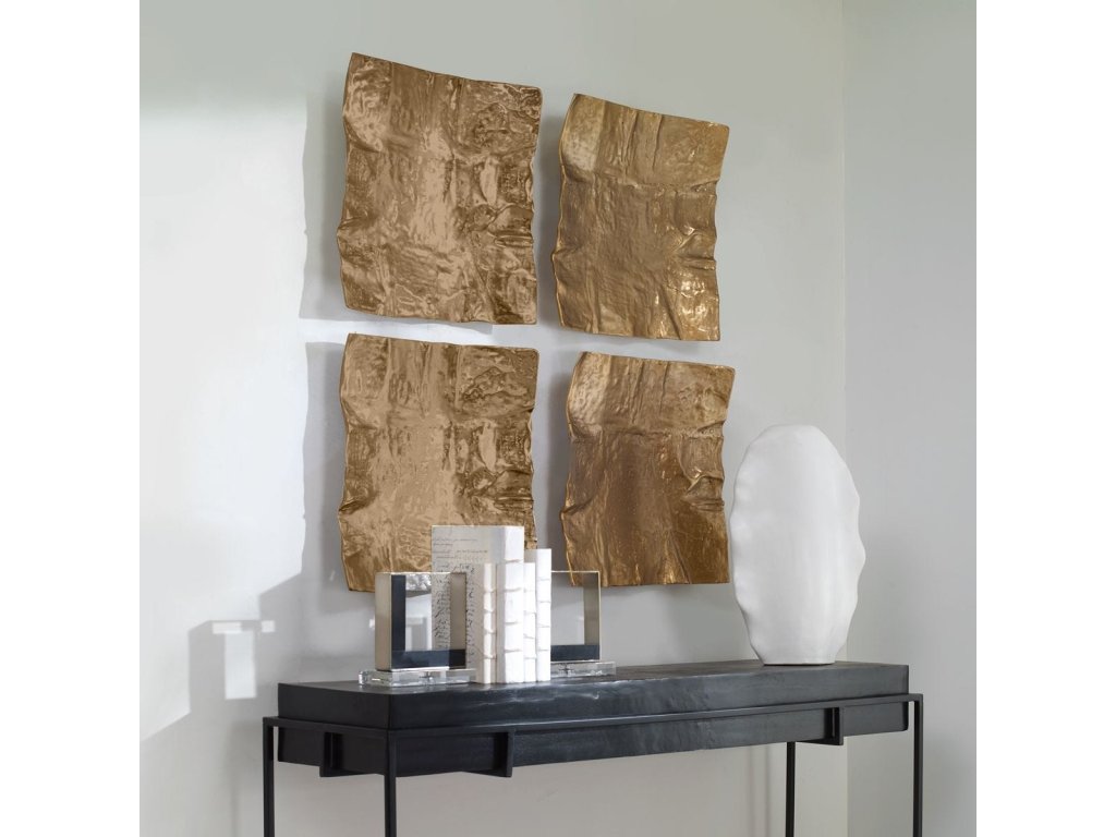 Archive Metal Wall Decor, Brass - image 8