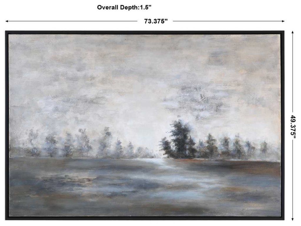 Evening Mist Hand Painted Canvas - image 2