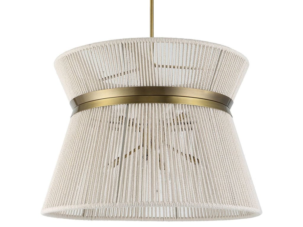 Highly Strung, 8 Lt Round Pendant - White - image 7