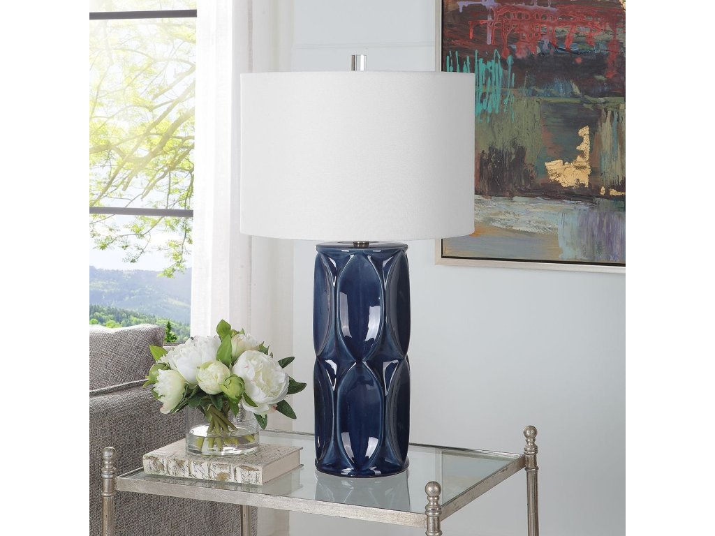 Sinclair Table Lamp, Blue - image 6