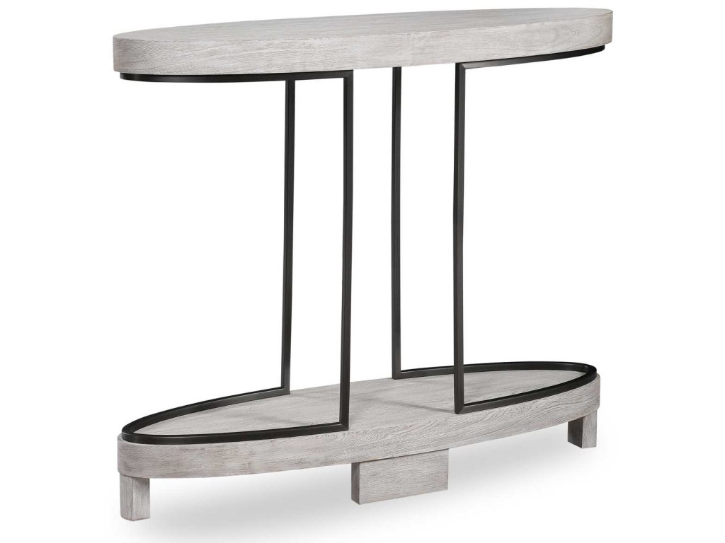 Ovoid Console Table - Scrubbed Elm - image 2