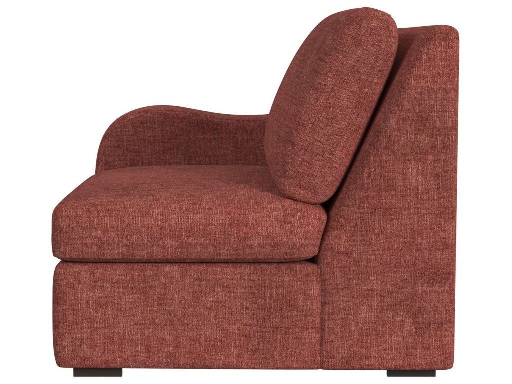 Big Wave Sofa, Left Arm Facing - Vintage Tea Rose - image 2