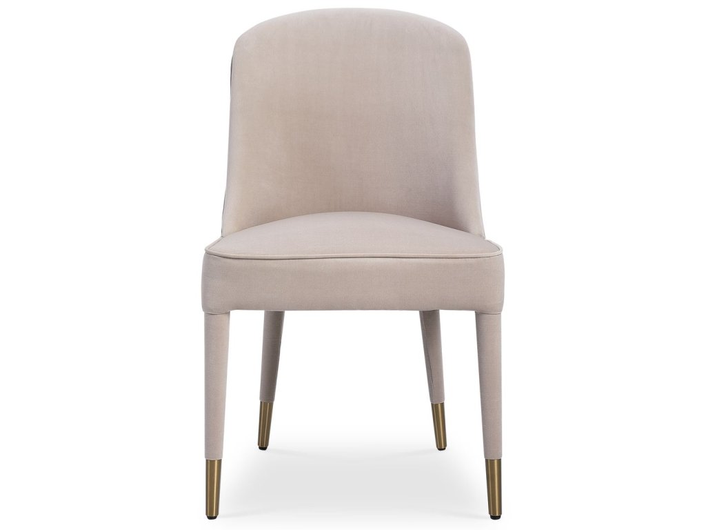 Brie Armless Chair, Champagne, 2 Per Box, Priced Each - main image