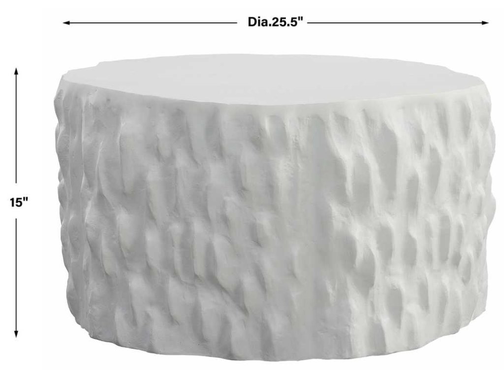 Snowbank Accent Table - Low - image 3
