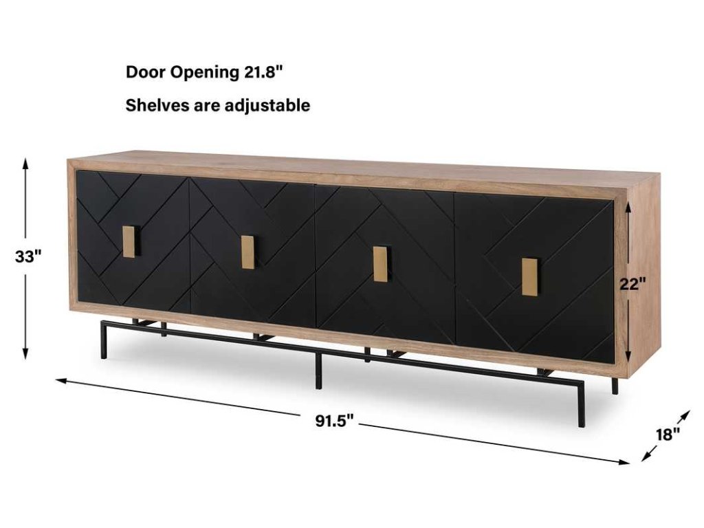 Interlace 4 Door Cabinet - image 6