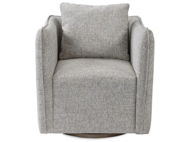 Corben Swivel Chair, Stone