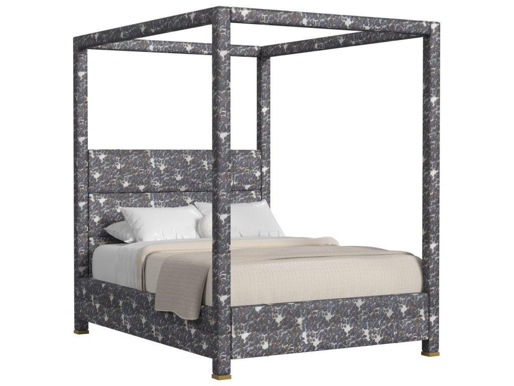 Hibernate Canopy Bed, Queen- Baltic Forest Blue, 2 Cartons - main image