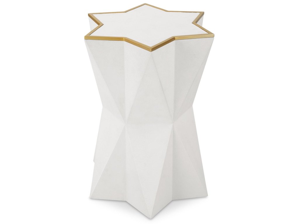 Capella Accent Table, White - main image
