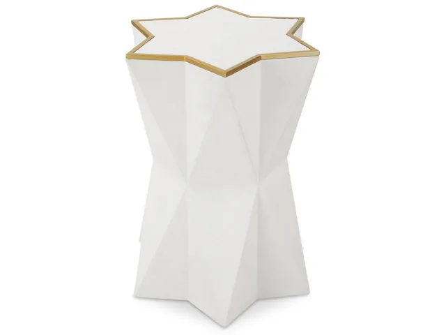 Capella Accent Table, White