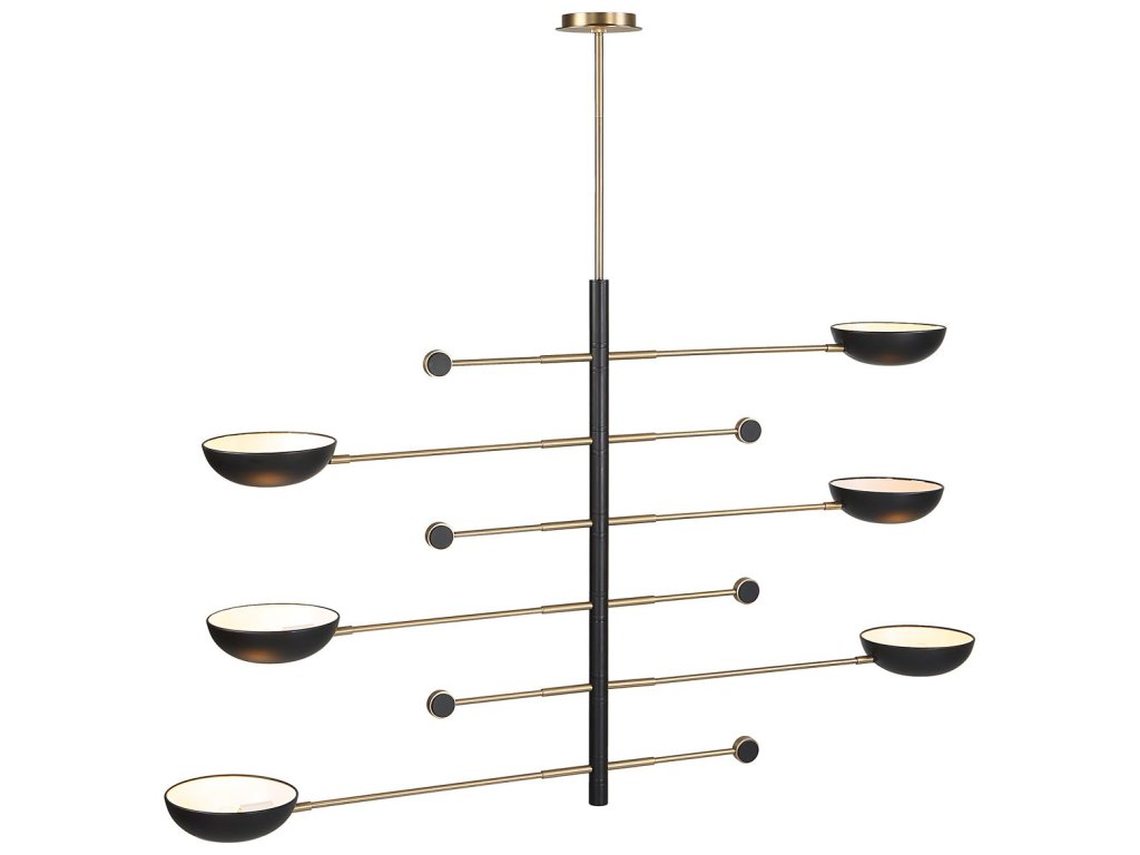Swinger, 6 Lt Pendant - Black - image 3