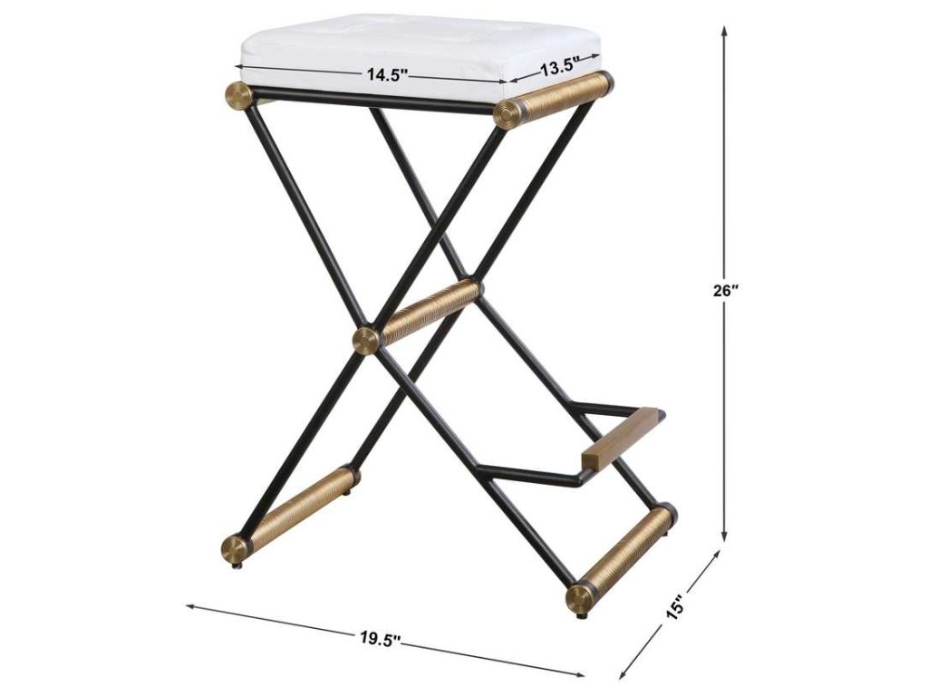 X Marks The Spot Counter Stool - image 6