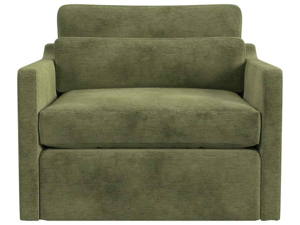 Slope Swivel Chair-And-A-Half - Antique Loden - main image