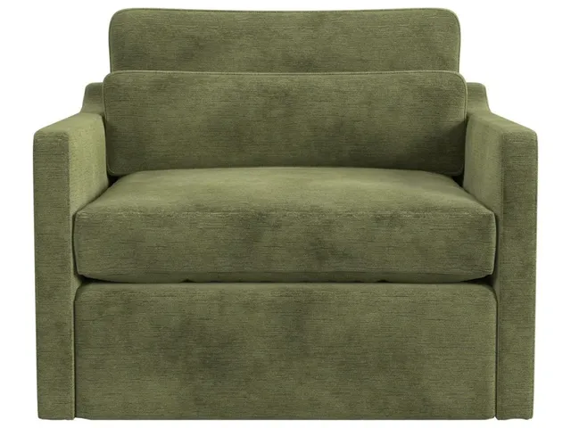 Slope Swivel Chair-And-A-Half - Antique Loden