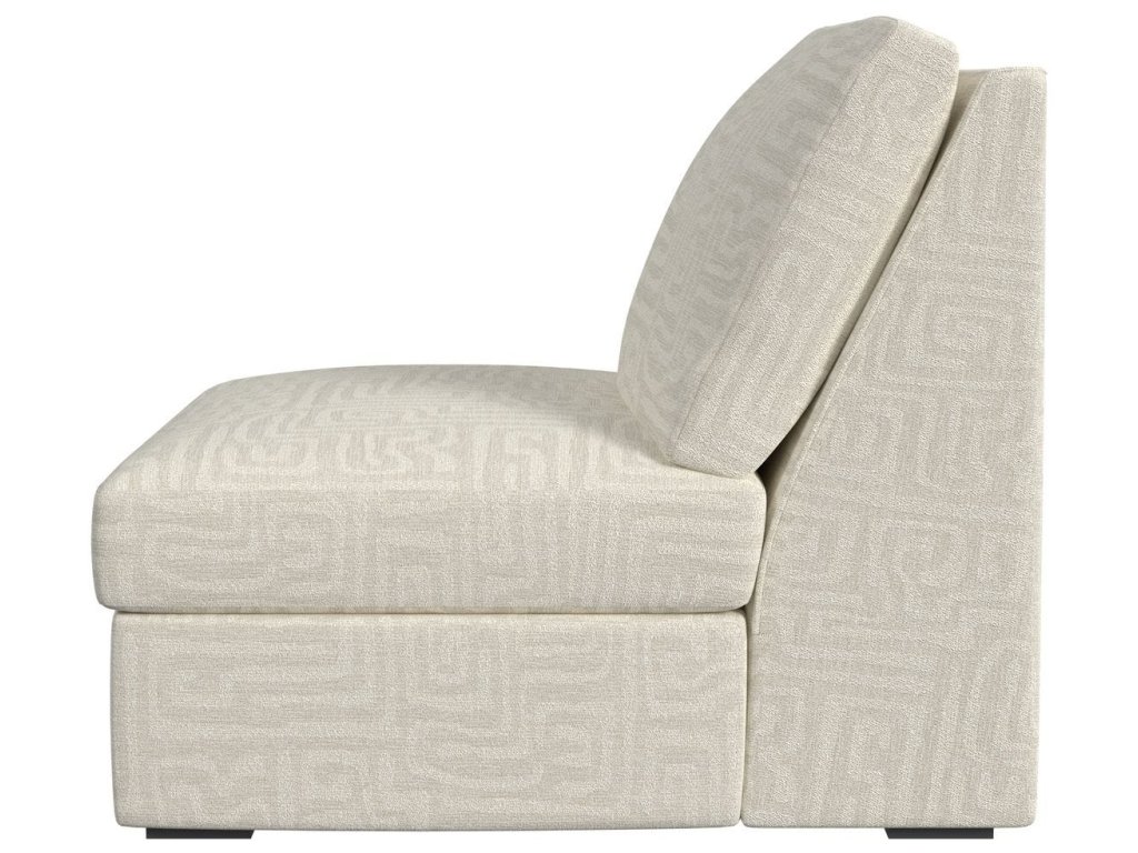 Luxe Sofa, Armless - Maze Oyster - image 3