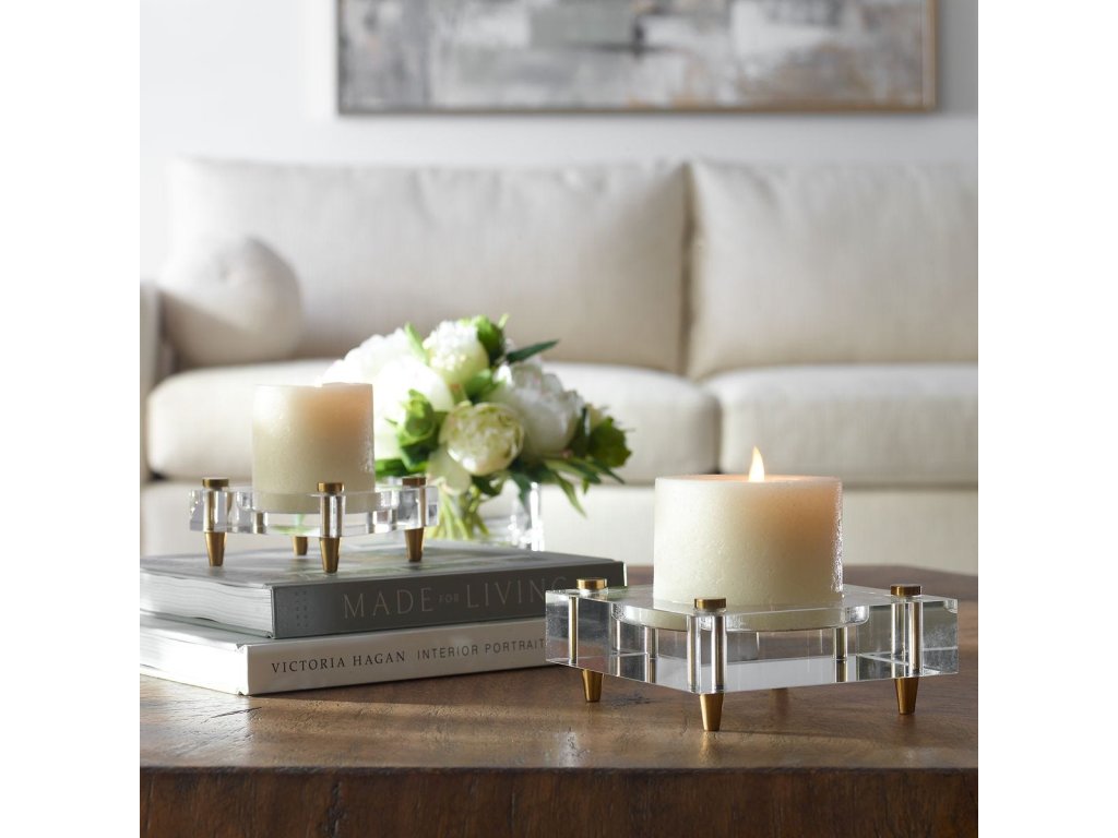 Claire Candleholders, S/2 - image 1