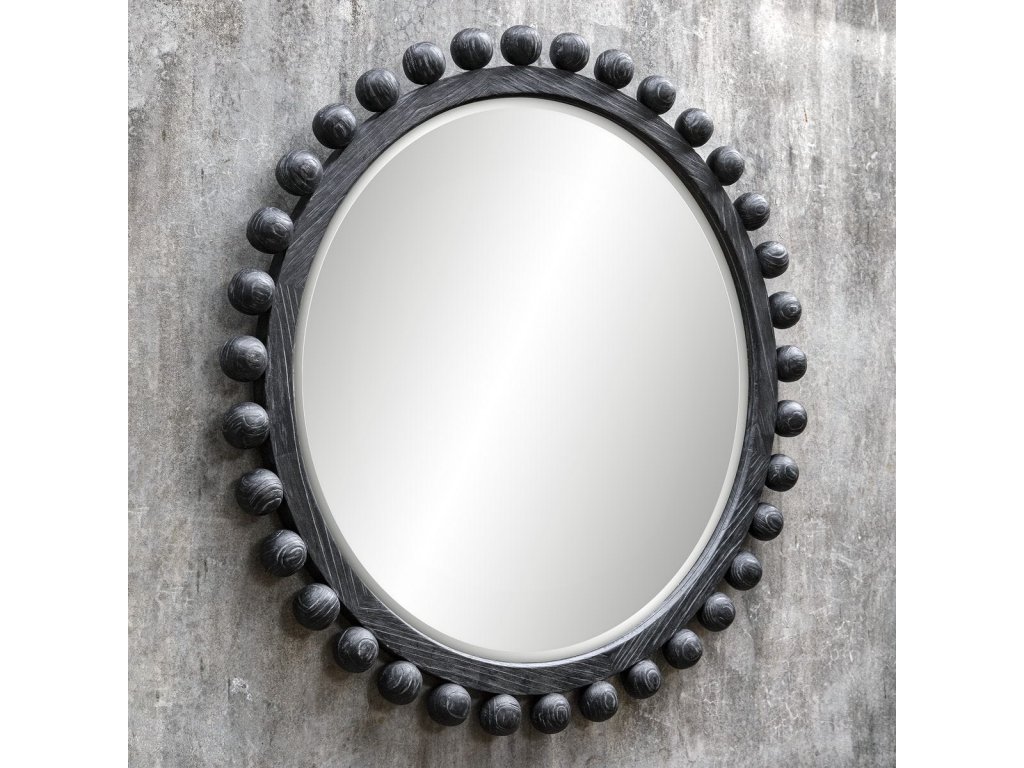 Brianza Round Mirror - 50 Ebony - image 3