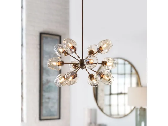 Chet, 12 Lt Chandelier - Alternative View