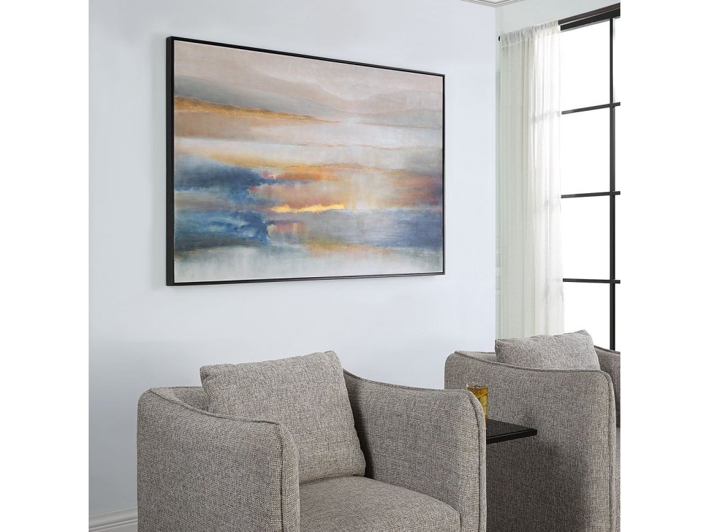 Seafaring Dusk Hand Painted Canvas - image 2