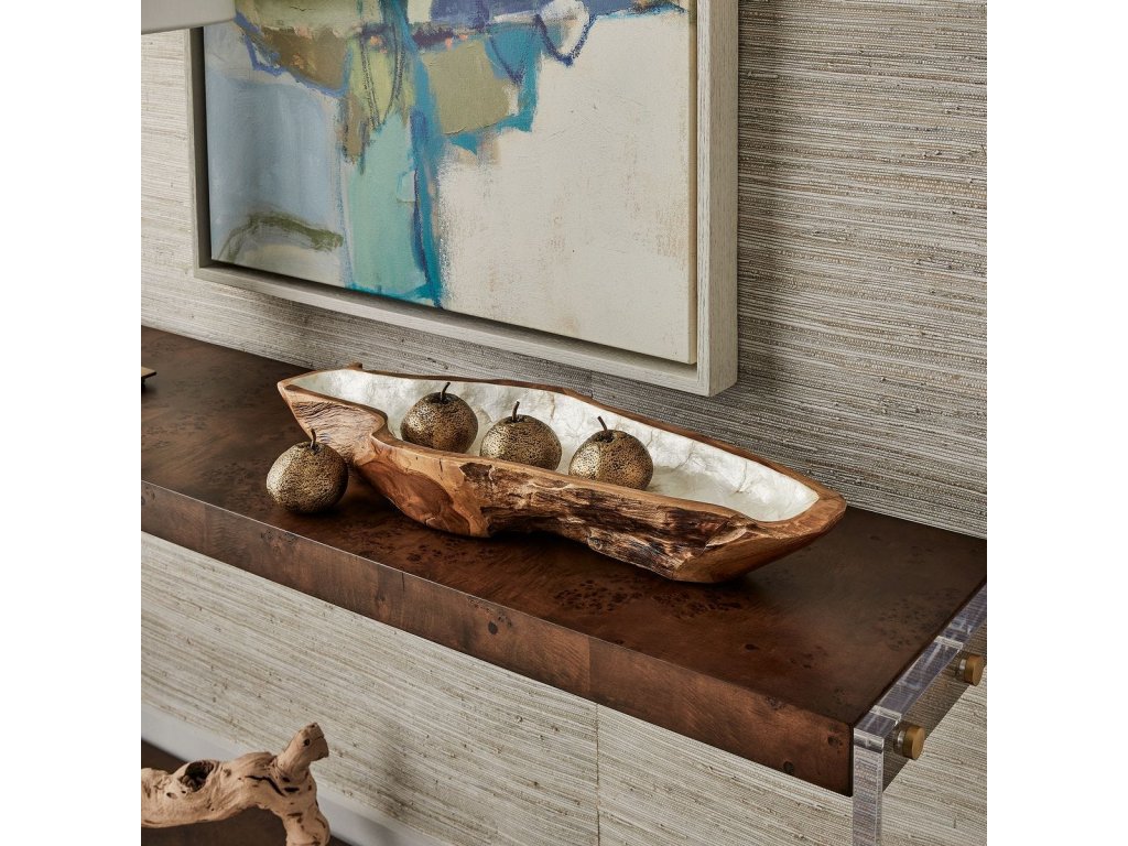 Pearl Forest Bowl - White Capiz - image 1