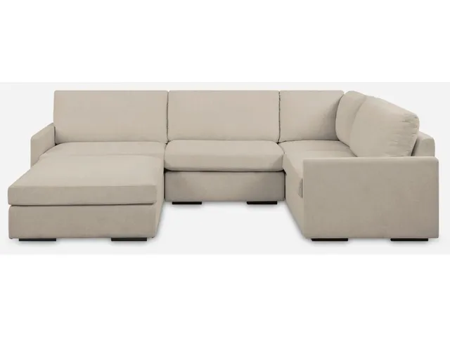 Refuge Sofa, Ottoman, Sand - Alternative View