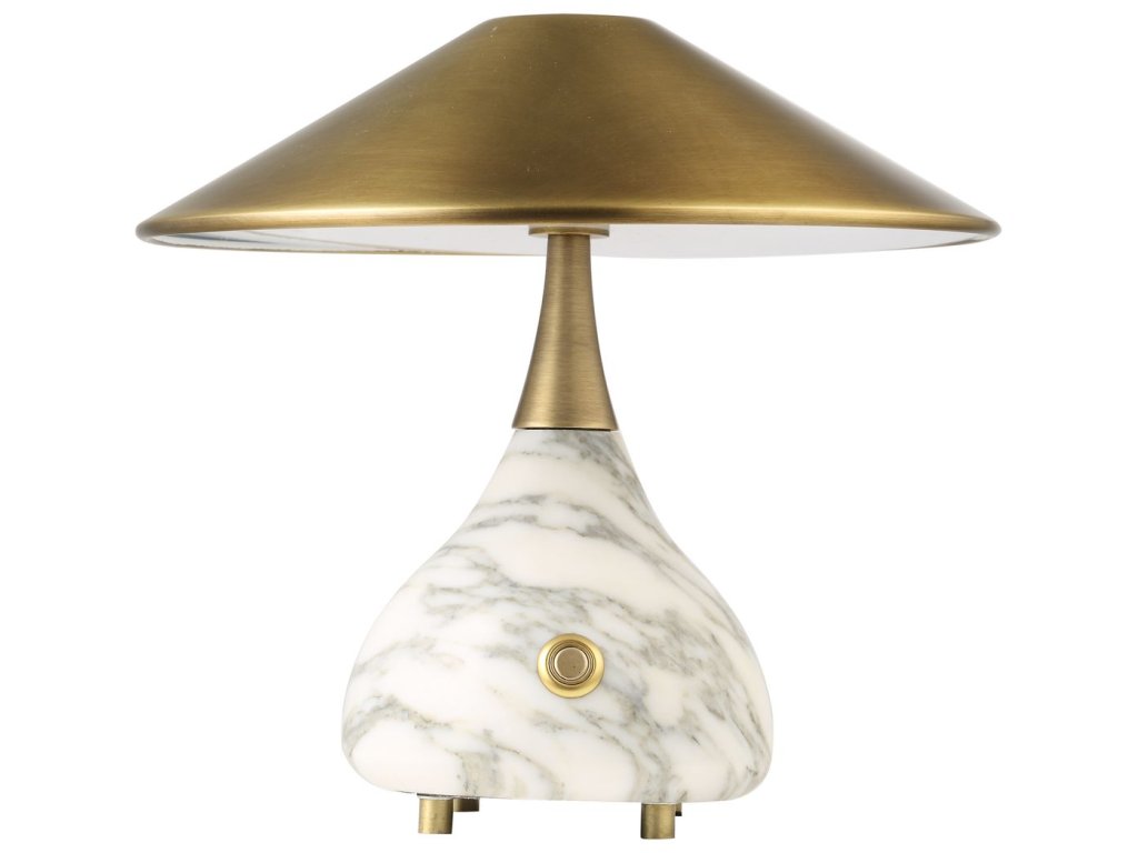 Kiss Rechargeable Mini Lamp - Arabescato Marble - image 6