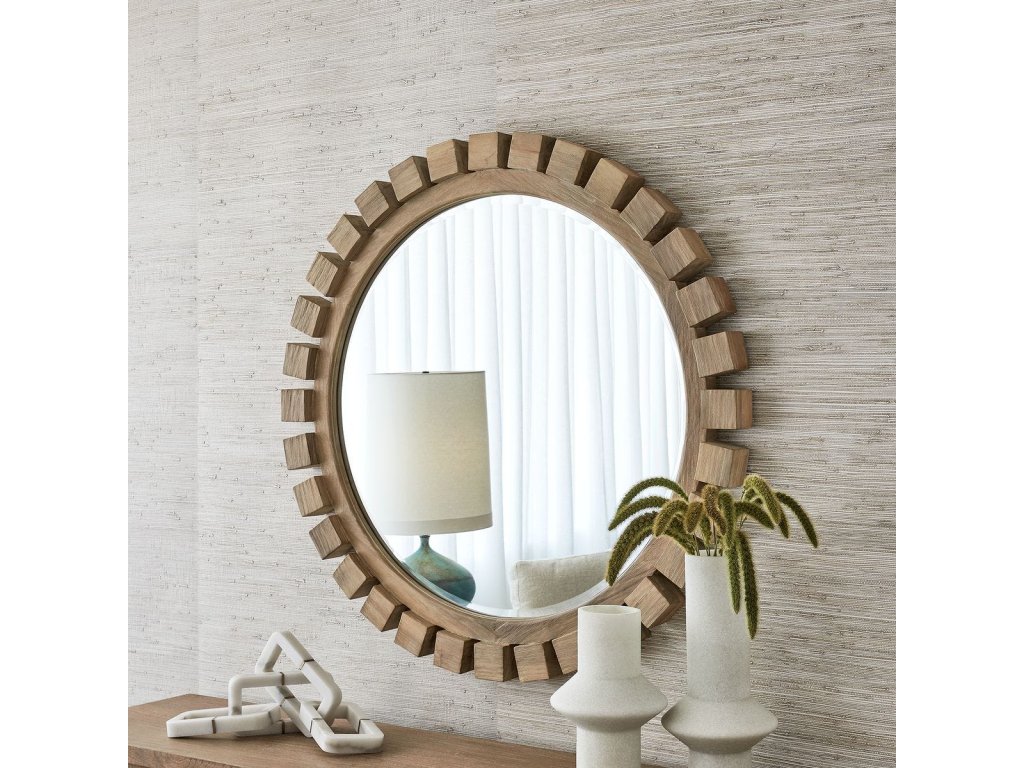 Around The Block Mirror - 46 Natural - image 1
