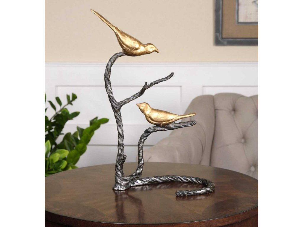 Birds On A Limb Sculpture - image 7