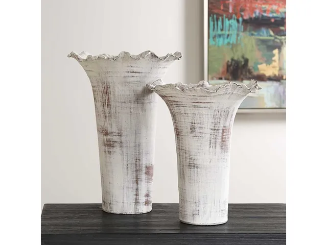 Ruffled Petal, Vases, S/2 - Alternative View