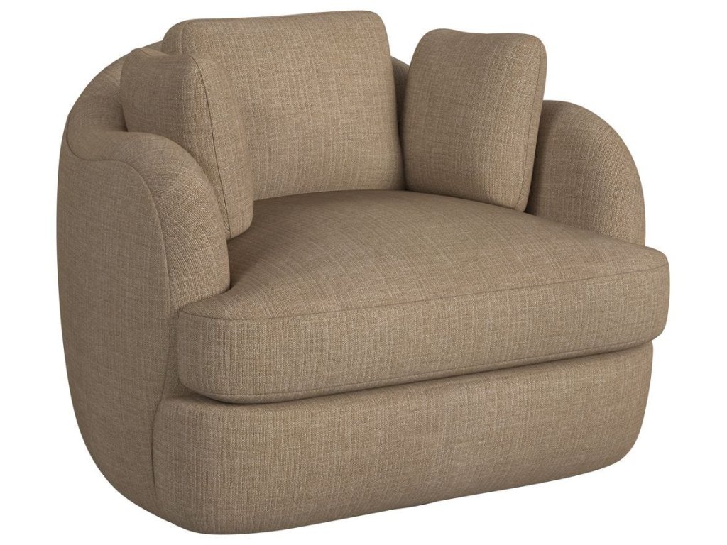 Scoop And A Half Swivel Chair - Lush Tawny - image 1