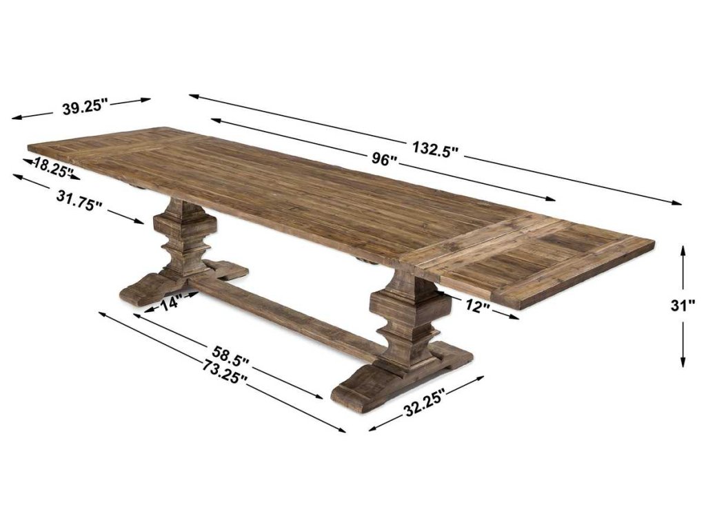 Baldrick Extension Dining Table - Warm Honey - image 6