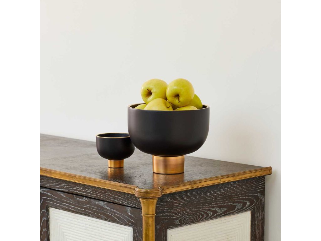 Offering Bowls - Black, S/2 - image 1